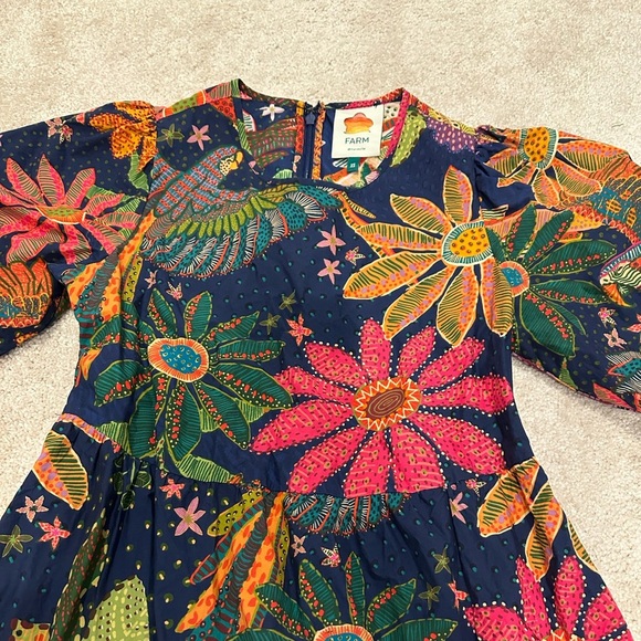 FARM Rio Colorful Floral Mini Dress - Picture 3 of 5